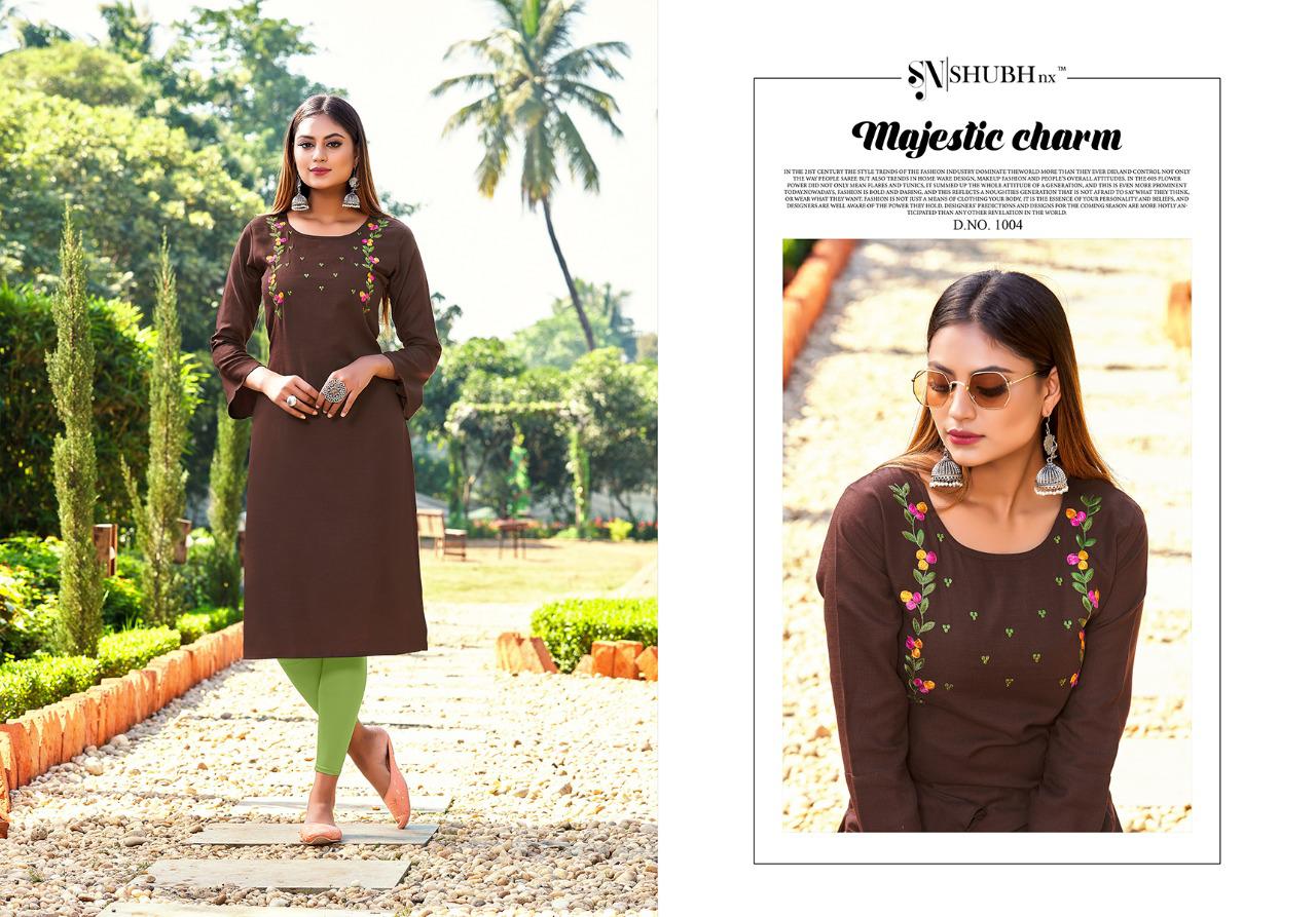 Subh Nx Amul 5 Fancy Ethnic Wear Wholesale Designer Kurtis Catalog